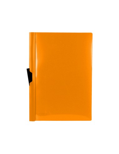 CI | Carpeta liderpapel dossier pinza lateral polipropileno din a4 naranja fluor opaco 30 hojas pinza deslizante