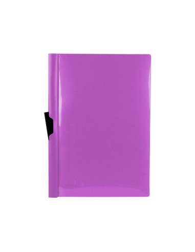 CI | Carpeta liderpapel dossier pinza lateral polipropileno din a4 lavanda opaco 30 hojas pinza deslizante