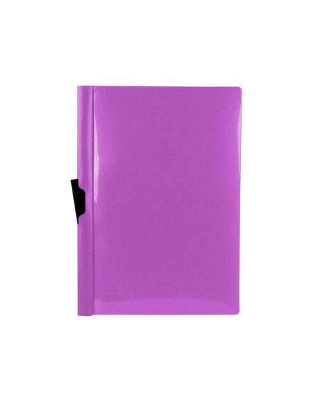 CI | Carpeta liderpapel dossier pinza lateral polipropileno din a4 lavanda opaco 30 hojas pinza deslizante