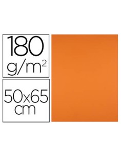 CI | Cartulina liderpapel 50x65 cm 180g/m2 naranja fuerte...