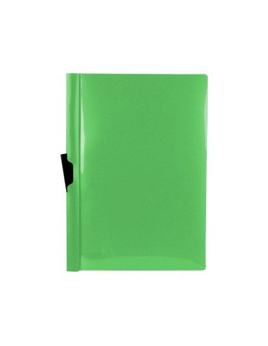 CI | Carpeta liderpapel dossier pinza lateral polipropileno din a4 verde manzana opaco 30 hojas pinza deslizante