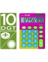 CI | Calculadora milan mix 10 digitos rosa en blister