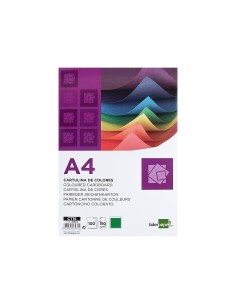 CI | Cartulina liderpapel a4 180g/m2 verde abeto paquete... 2