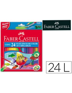 CI | Lapices de colores faber-castell acuarelables c/ 24...