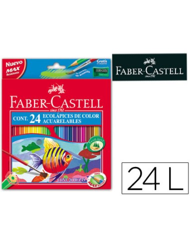 CI | Lapices de colores faber-castell acuarelables c/ 24 surtidos