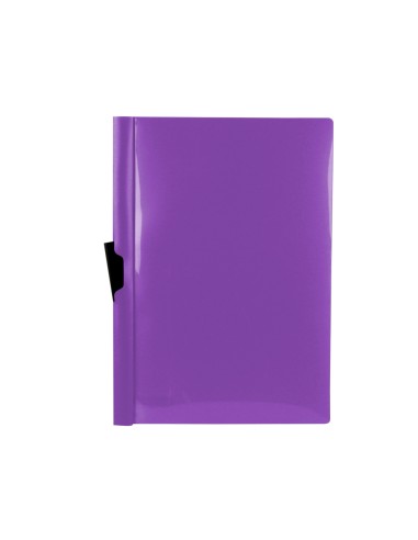 CI | Carpeta liderpapel dossier pinza lateral 45306 polipropileno din a4 violeta 30 hojas pinza deslizante
