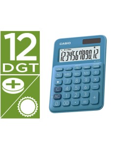CI | Calculadora casio ms-20uc-bu sobremesa 12 digitos...