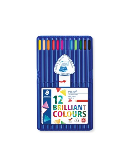 CI | Lapices de color staedtler ergosoft estuche 12 colores