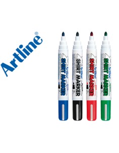 CI | Rotulador artline camiseta ekt-2 negro rojo azul y...