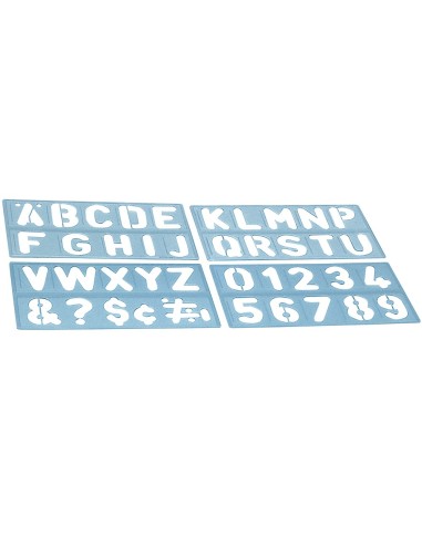 CI | Plantilla rotulacion 1800 -letras y numeros de 100 mm
