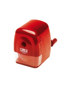 CI | Sacapuntas sobremesa m+r manual color rojo 2