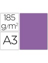 CI | Cartulina guarro din a3 violeta 185 gr paquete 50 h