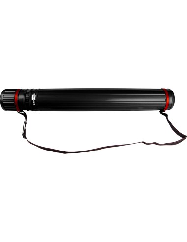 CI | Portaplanos plastico liderpapel diametro 9 cm extensible hasta 125 cm negro