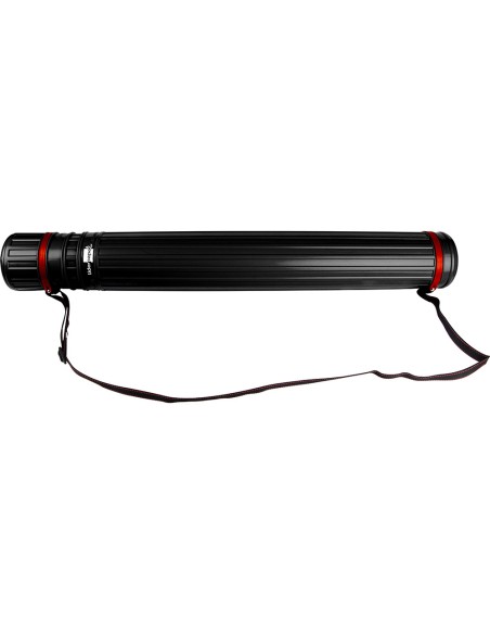 CI | Portaplanos plastico liderpapel diametro 9 cm extensible hasta 125 cm negro