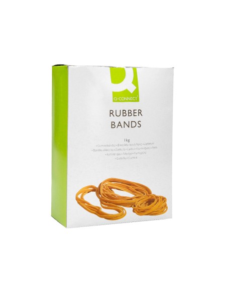 CI | Gomillas elasticas q-connect 1000 gr numero 8 80 x 2 mm
