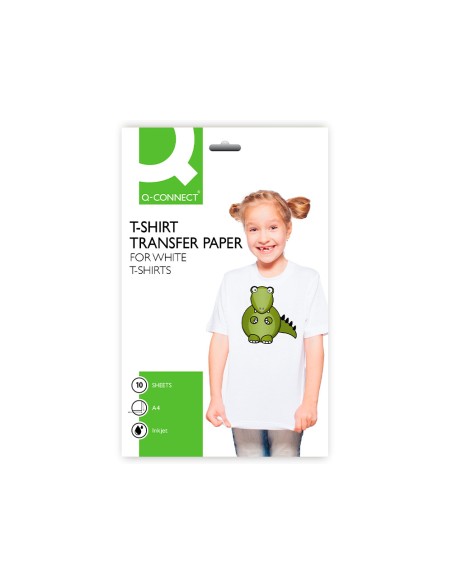CI | Papel q-connect transferencia para tela kf01430 din a4 -bolsa de 10 hojas