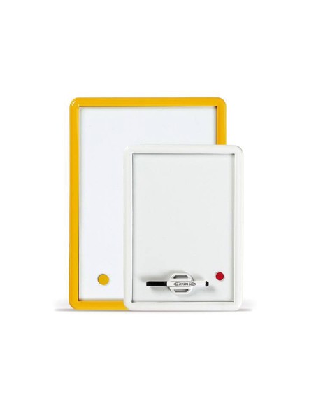CI | Pizarra blanca magnetica 25x35 cm -rotulador y borrador