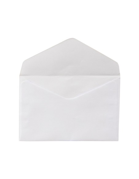 CI | Sobre liderpapel n.1 blanco minimo normalizado 90x140mm engomado solapa de pico caja de 500 unidades