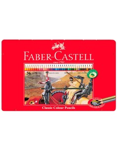 CI | Lapices de colores faber castell caja metalica de 36... 2