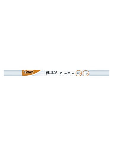 CI | Pizarra blanca velleda rollo adhesivo de 67,5x100 cm
