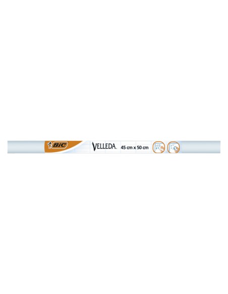 CI | Pizarra blanca velleda rollo adhesivo de 67,5x100 cm