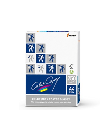 CI | Papel fotocopiadora color copy glossy din a4 250 gramos paquete 250 hojas