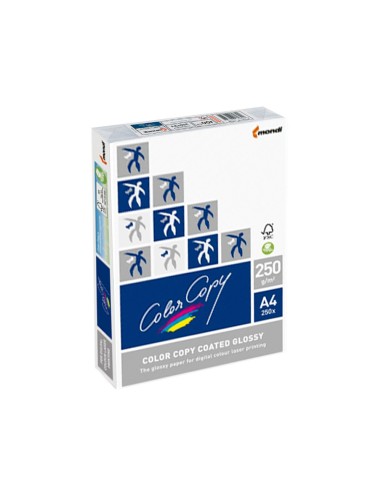 CI | Papel fotocopiadora color copy glossy din a4 250 gramos paquete 250 hojas