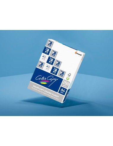 CI | Papel fotocopiadora color copy glossy din a4 250 gramos paquete 250 hojas