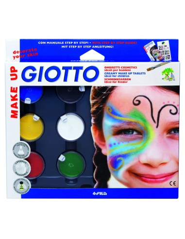 CI | Set giotto make up sombra cosmetica +pincel+esponja+guia maquillaje