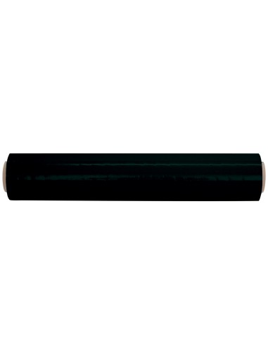 CI | Film extensible manual bobina -ancho 500 mm. -largo 145 mt espesor 23 micras negro