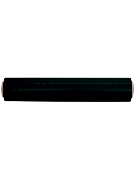 CI | Film extensible manual bobina -ancho 500 mm. -largo 145 mt espesor 23 micras negro