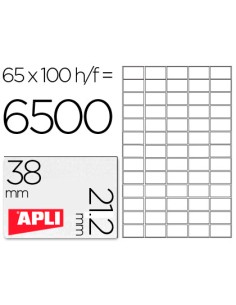 CI | Etiqueta adhesiva apli 1283 tamaño 38x21.2mm para...