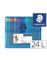 CI | Lapices de colores staedtler ergosoft estuche 24 colores