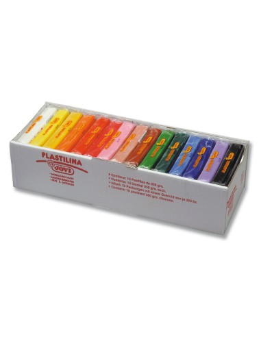 CI | Plastilina jovi 72 surtida -tamaño grande -caja de 15 unidades