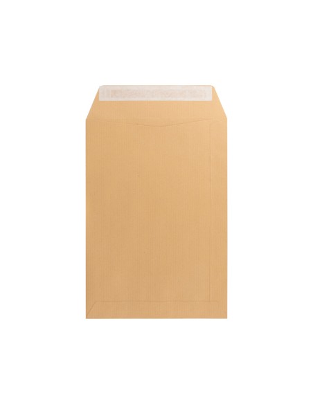 CI | Sobre liderpapel bolsa n.11 kraft folio prolongado 250x353mm tira de silicona caja de 250 unidades