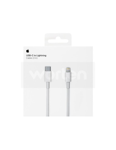 Cable usb tipo-c a lightning apple mkq42zm/a - 2 metros