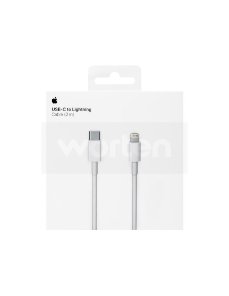 Cable usb tipo-c a lightning apple mkq42zm/a - 2 metros
