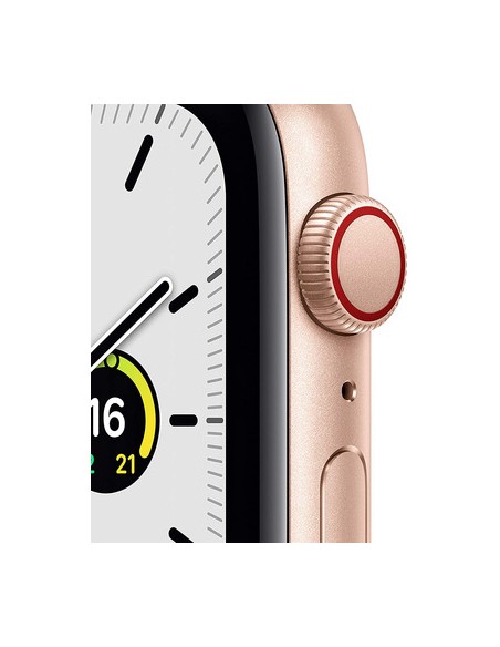 Apple Watch SE/ GPS/ Cellular/ 44mm/ Caja de Aluminio en Oro/ Correa Loop Deportiva Ciruela