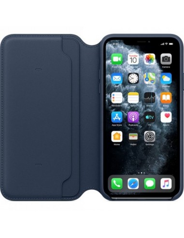 Funda apple iphone 11 pro max leather folio - azul profundo