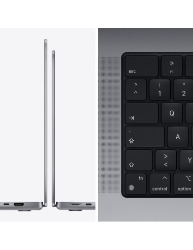 Apple Macbook Pro 16"/ M1 Max 10-Core CPU/ 32GB/ 1TB SSD/ 32-Core GPU/ Gris Espacial
