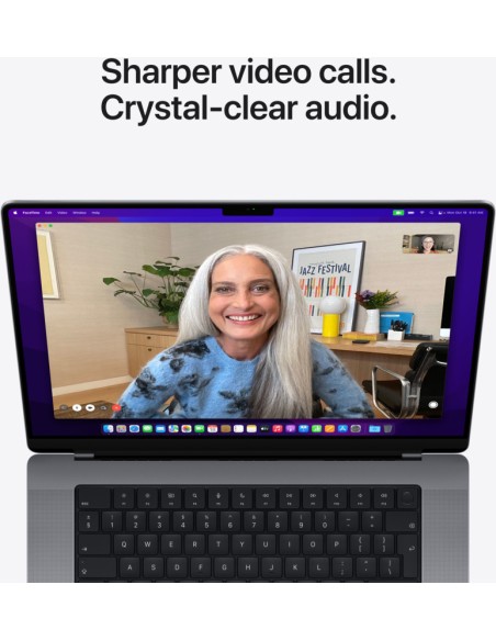 Apple Macbook Pro 16"/ M1 Max 10-Core CPU/ 32GB/ 1TB SSD/ 32-Core GPU/ Gris Espacial