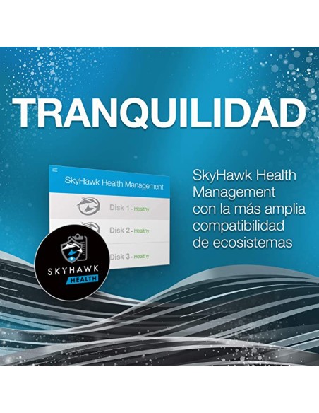 Disco Duro Seagate SkyHawk Surveillance 4TB/ 3.5"/ SATA III/ 64MB