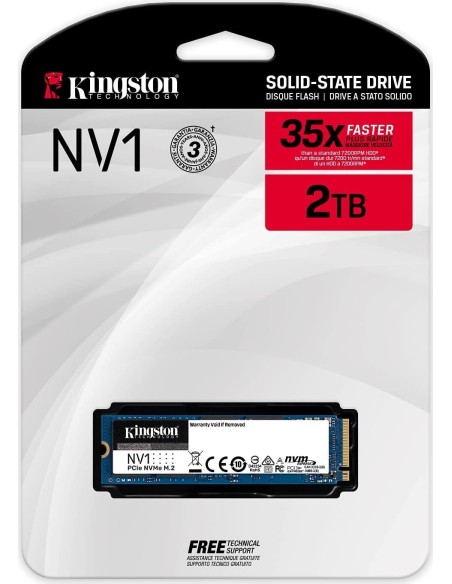 Disco SSD Kingston NV1 2TB/ M.2 2280 PCIe NVMe
