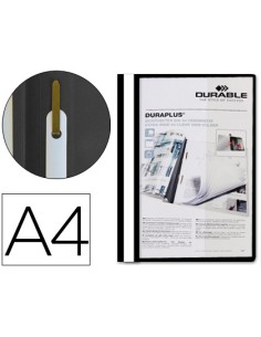 CI | Carpeta duraplus din a4 con fastener negro durable