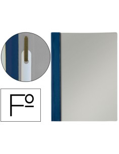 CI | Carpeta dossier fastener pvc esselte folio azul marino