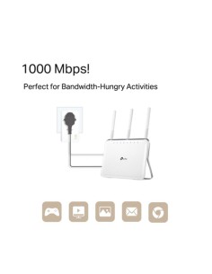 Adaptador Powerline TP-Link TL-PA7017 1000Mbps/ Alcance 300m 2