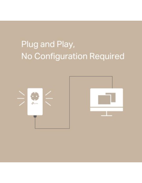 Adaptador Powerline TP-Link TL-PA7017 1000Mbps/ Alcance 300m