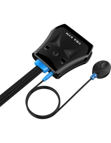 Conmutador SVGA Aisens A111-0411/ 2PC con 1...