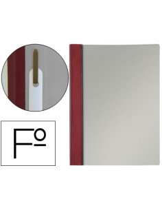 CI | Carpeta dossier fastener pvc esselte folio burdeos