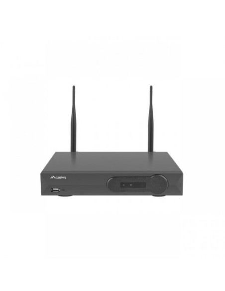 Kit wifi nvr lanberg ics-0808-0020 - 8*camaras 2.0 mp - rj45/wifi - infrarrojos - grabador 8 canales con capacidad para hdd 6 